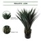 Set of 2 Artificial Agave Plants - 36-Inch Faux Agave with 50 Leaves Each in Decorative Pots - Perfect for Home, Office & Outdoor Decor, Floral Home by Artificial Flowers